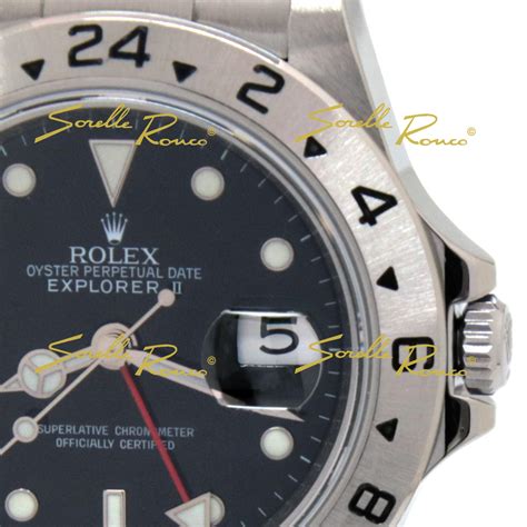 rolex explorer 2 sorelle ronco|oyster steel rolex explorer.